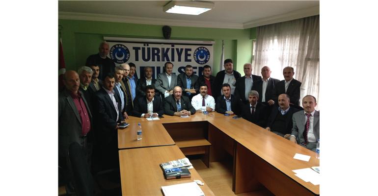 TRABZON ŞUBE İLÇE TEMSİLCİLERİYLE TOPLANTI YAPILDI